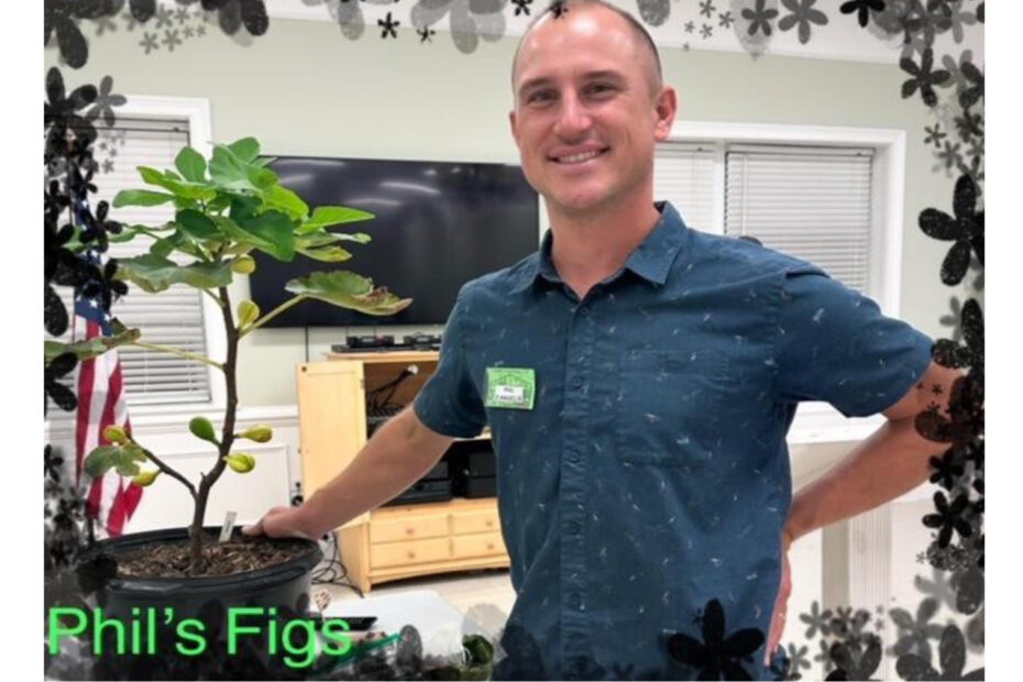 Phil D'Angelis with a Fig Tree